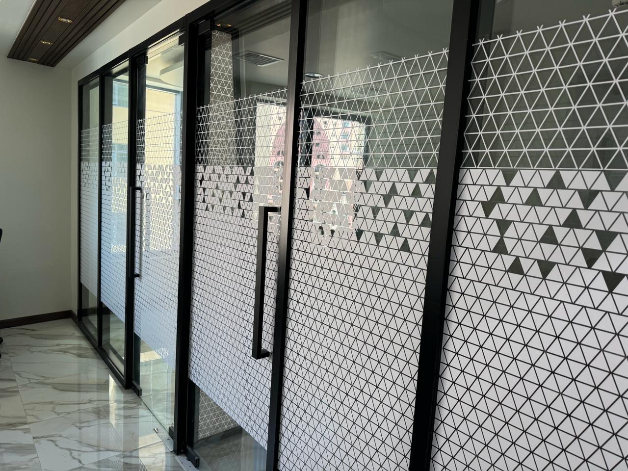 team workspace with people working