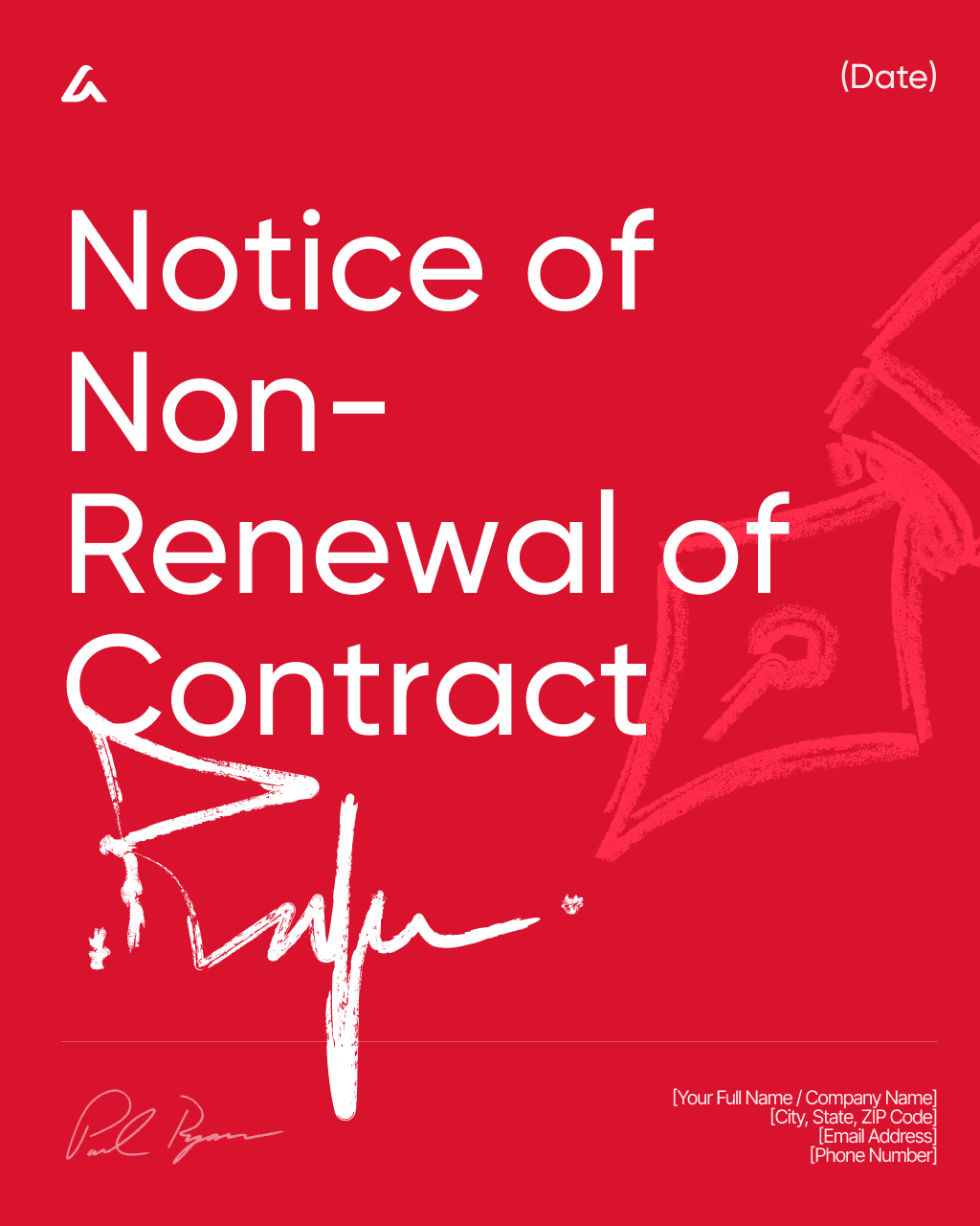 Notice of Non-Renewal of Contract