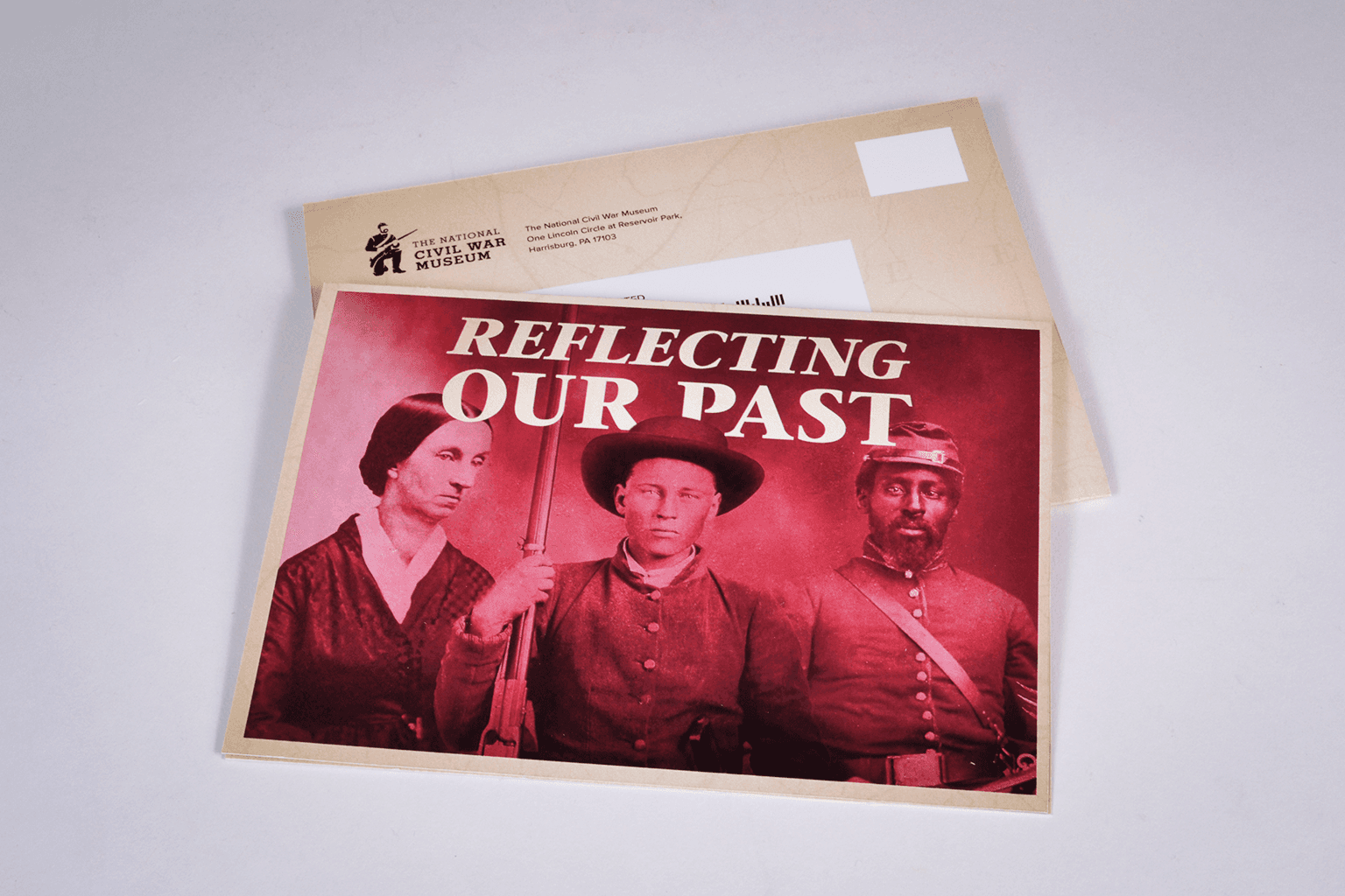 National Civil War Museum Mailer Front and back photo