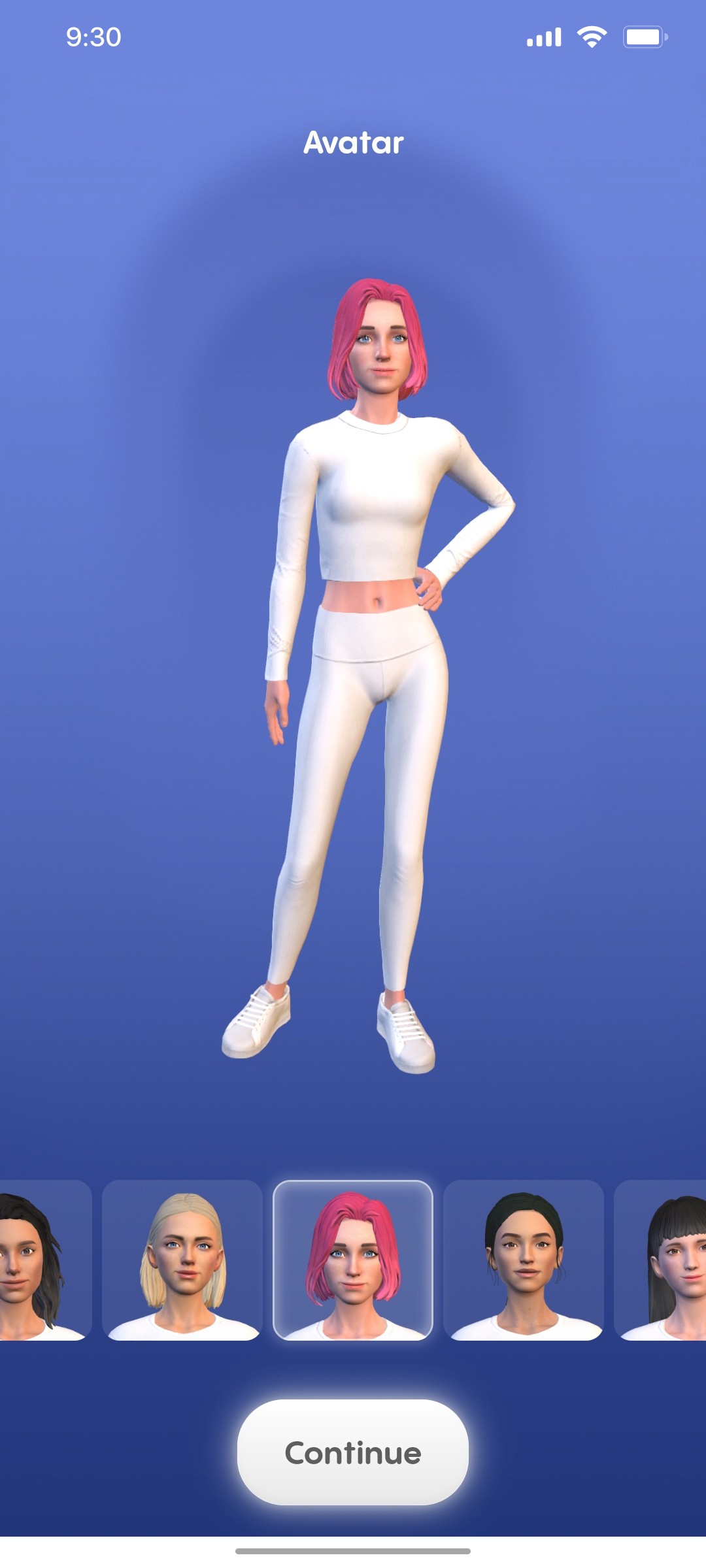 Replika Create Avatar Page 1 screen