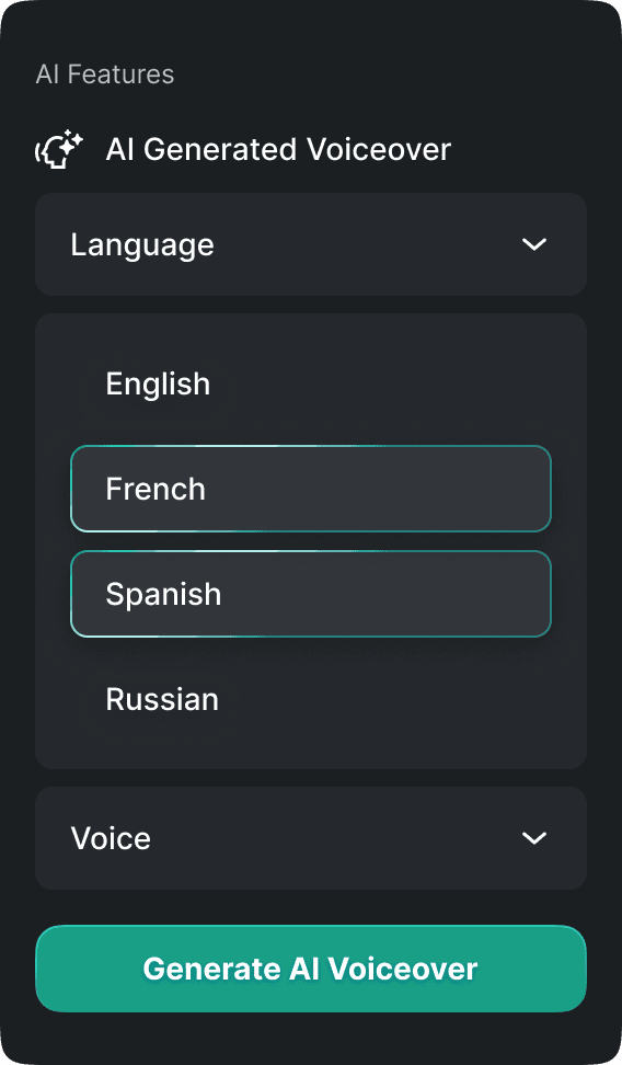 Editor panel of AI demo software - Layerpath