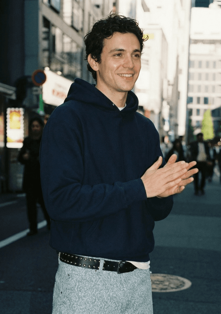 Blue Navy Oversized Hoodie