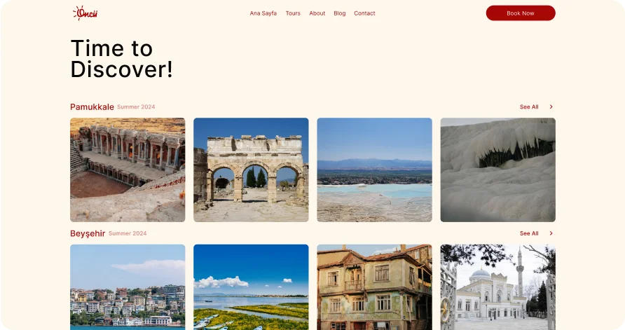 website mockup tours