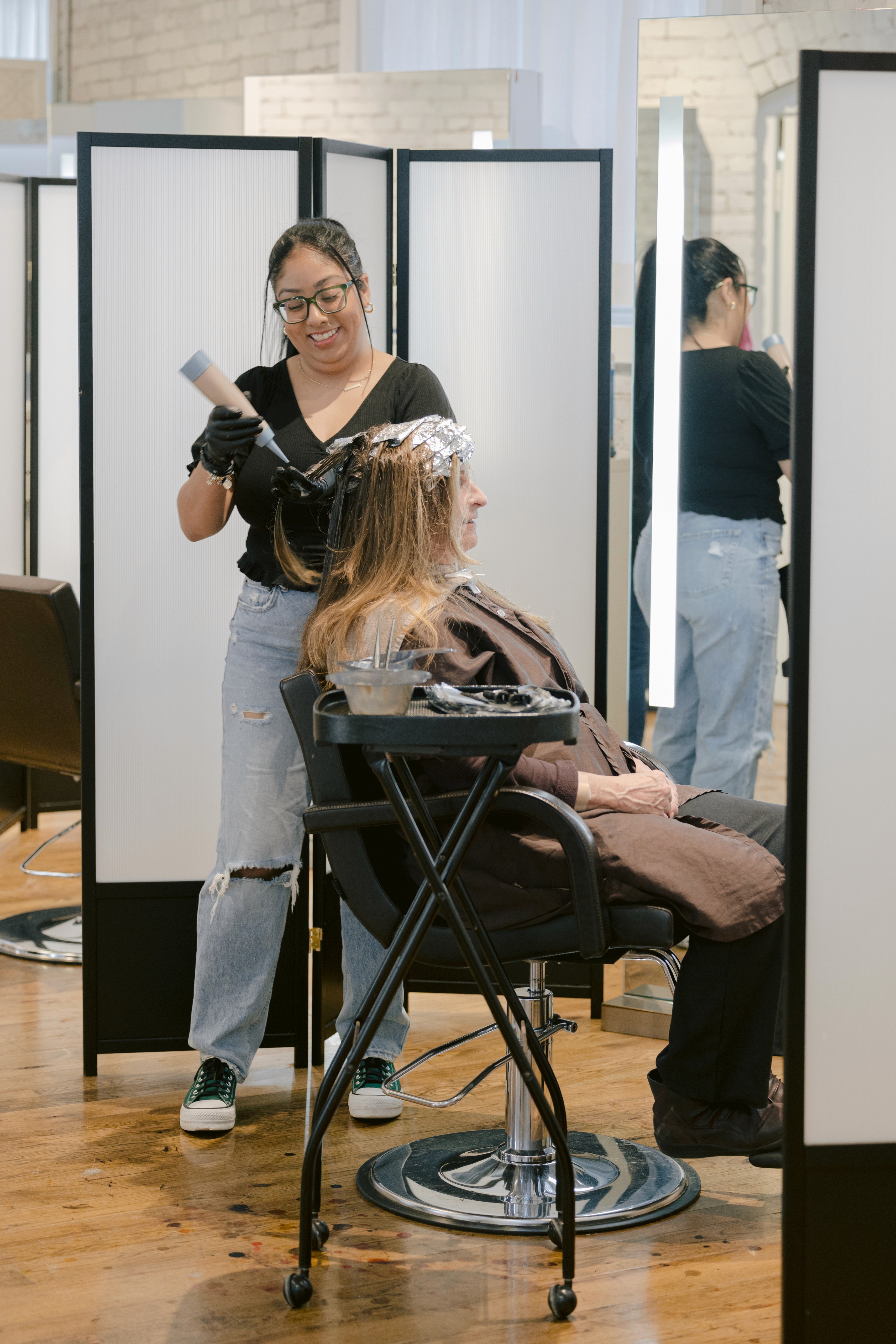 Hair transformation by HC Studio stylist 3