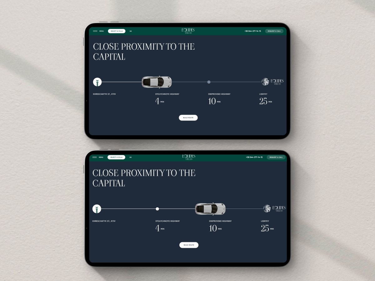 An example of the Work&Go website interface, developed by Codeska