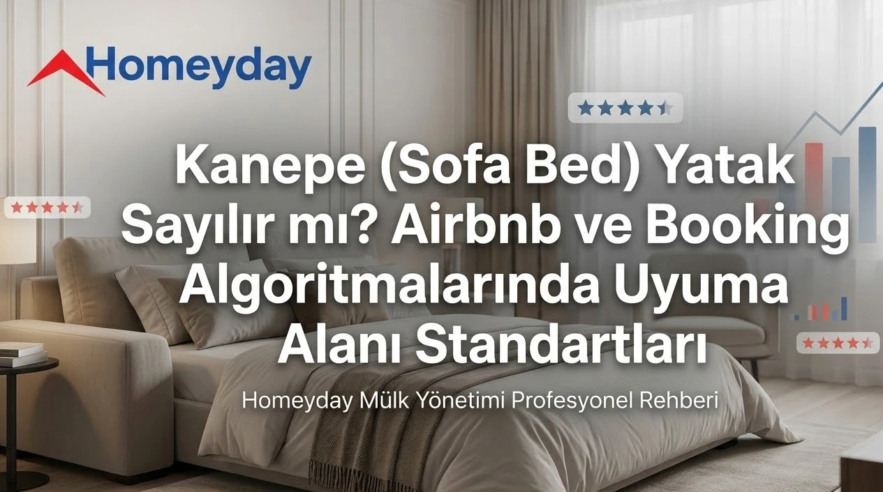 Kanepe (Sofa Bed) Yatak Sayılır mı Airbnb ve Booking