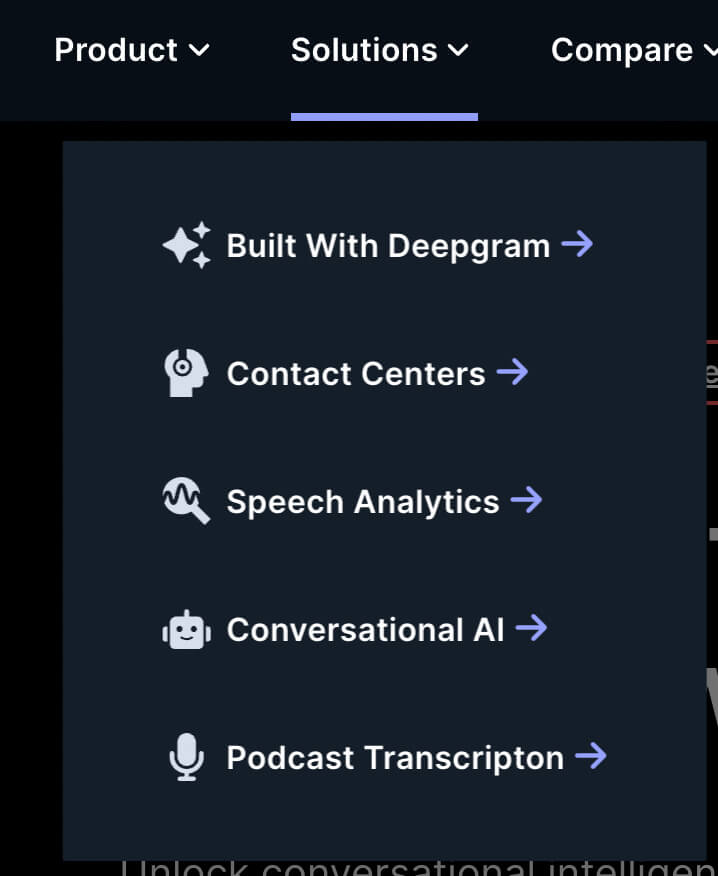 Just some of Deepgram’s use-cases