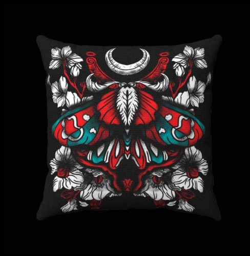 Swift Saint Moth Pillow