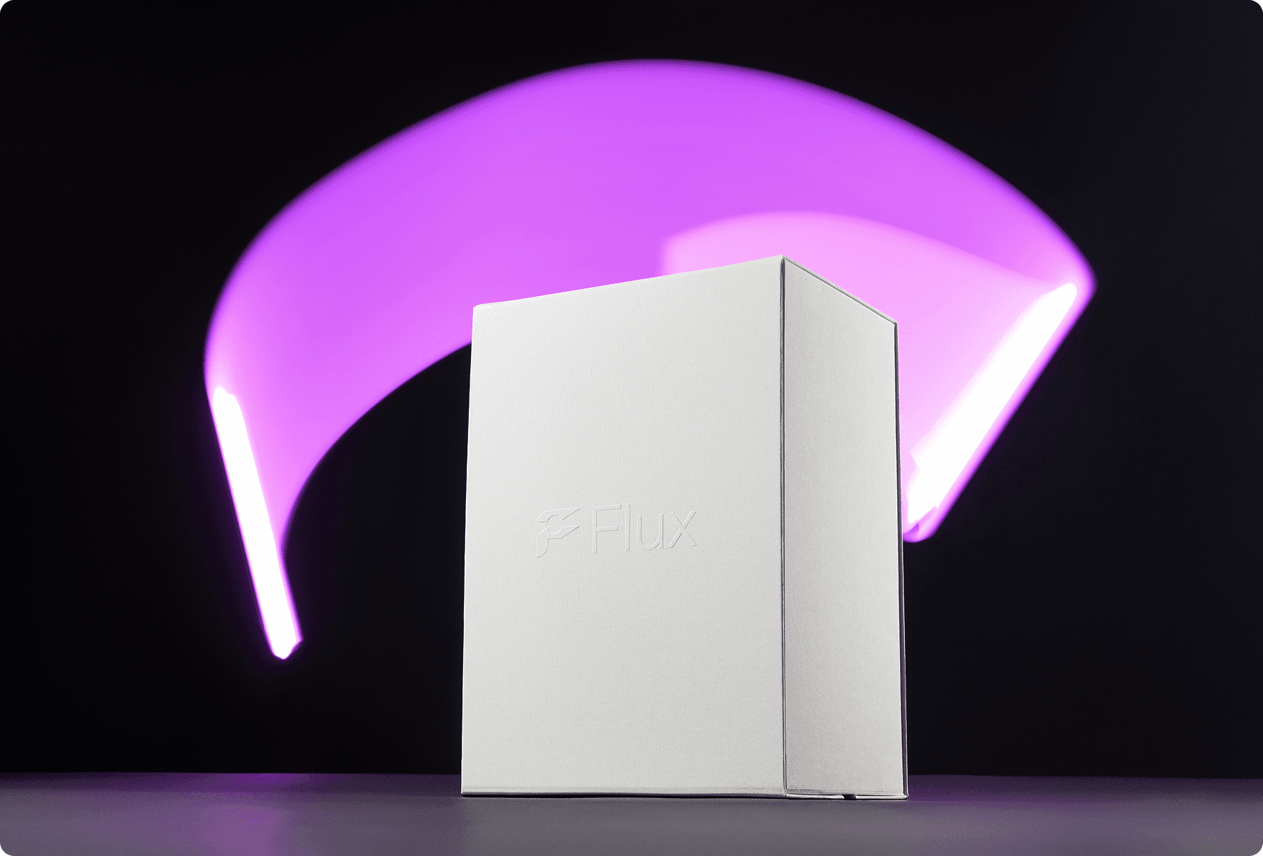 Flux microfluidic platform packaging design — creative and art direction by nucleight