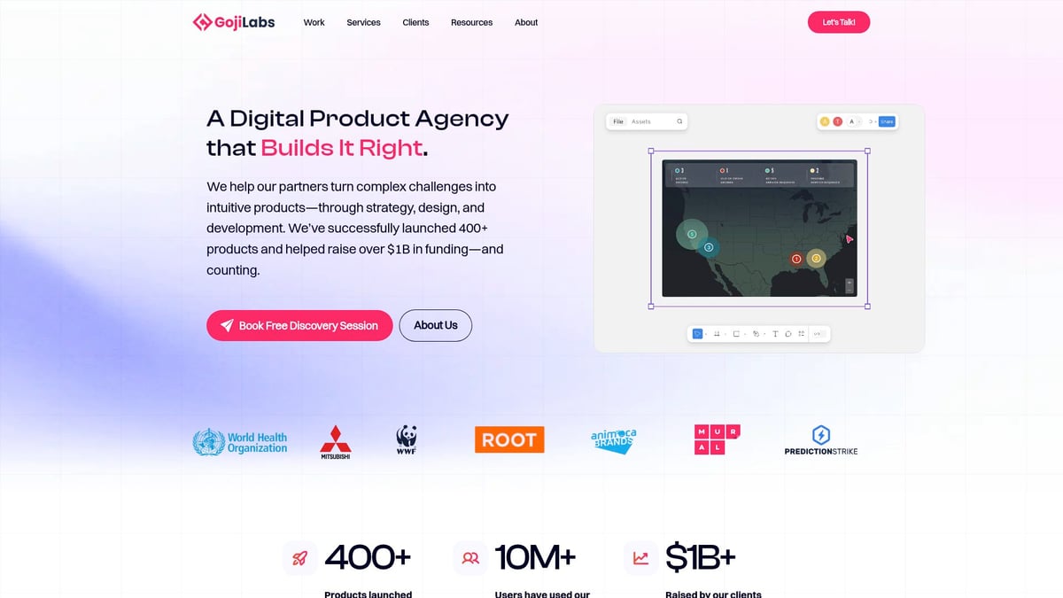 Discover 10 Leading UI UX Companies to Watch in 2025 - Goji Labs