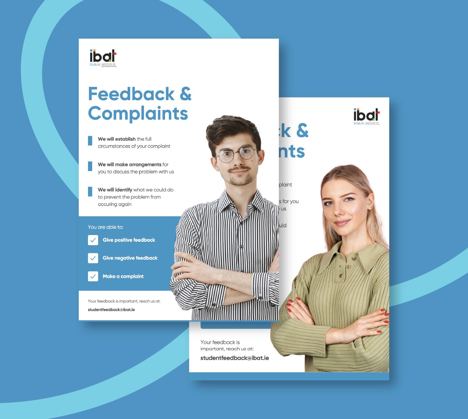Feedback and Complaints poster IBAT - GUS Global