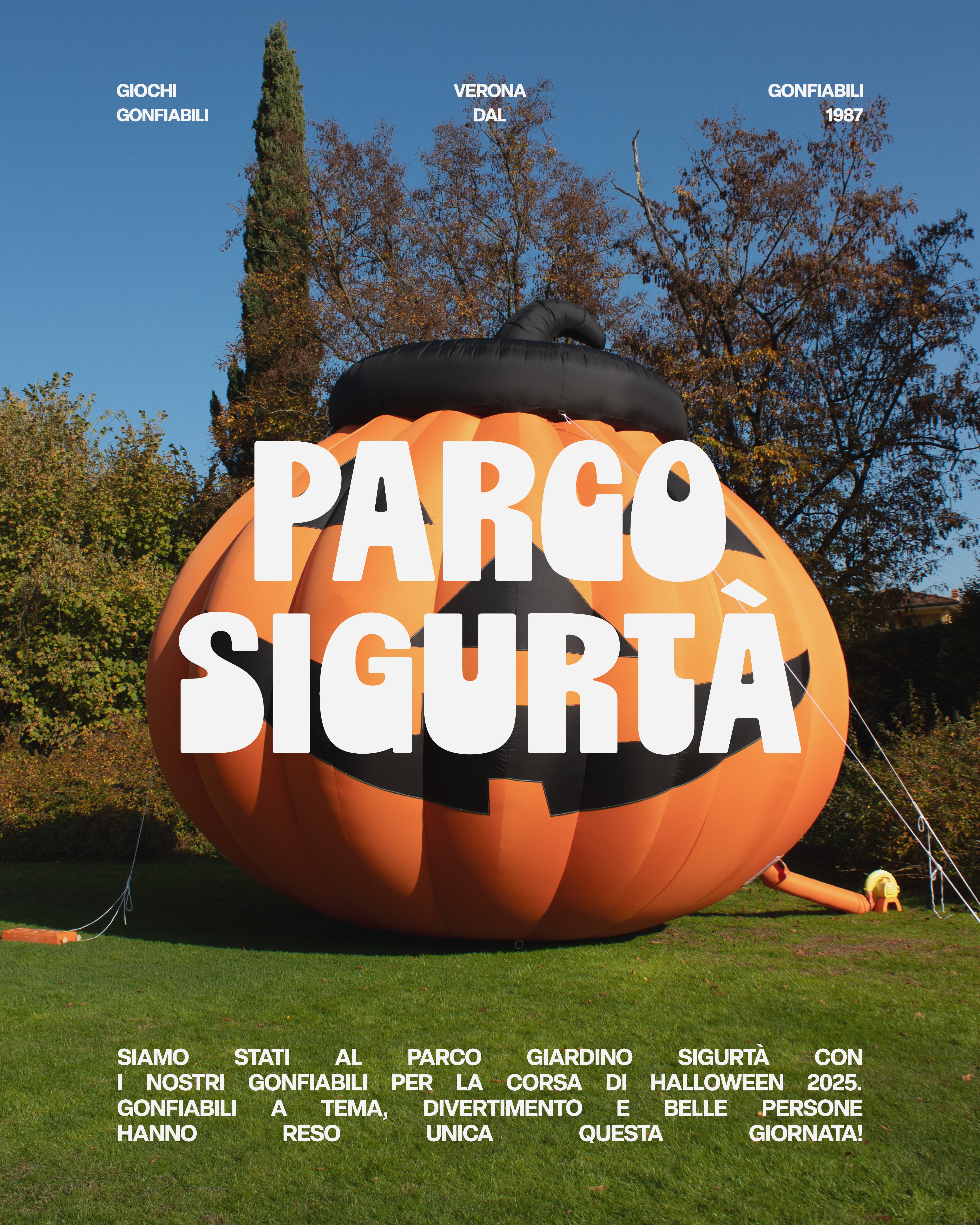 Giochi Verona Gonfabili parco sigurtà ig post