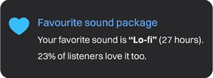 Your favorite sound package