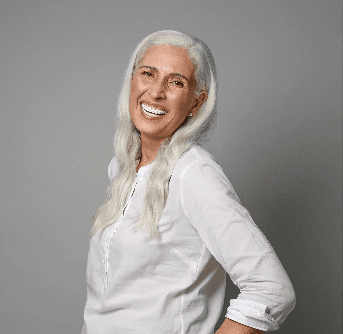 A lady with surfboard