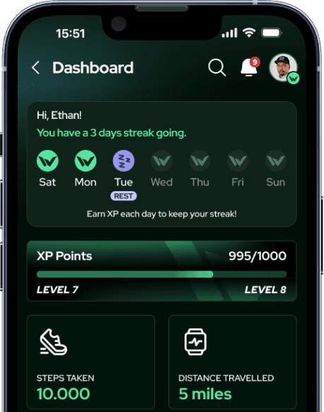 Ios app image of wefit app