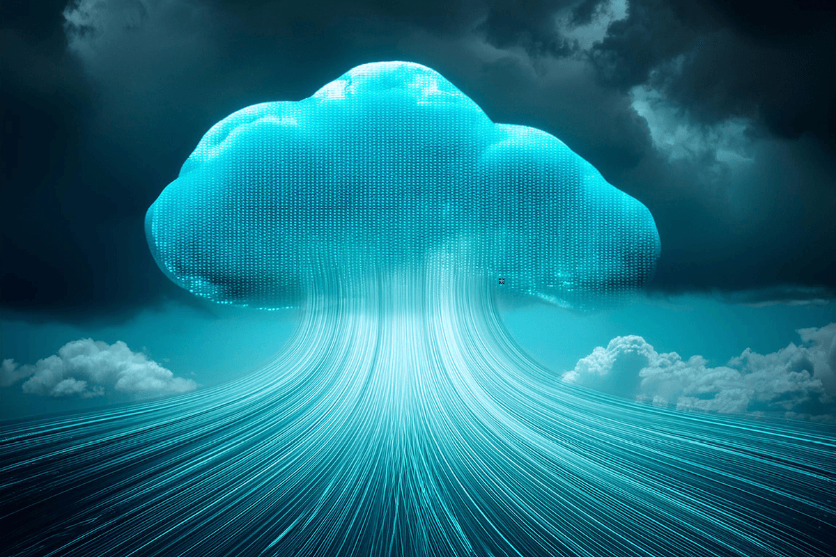 Wolke zieht Datensätze aus der Umgebung