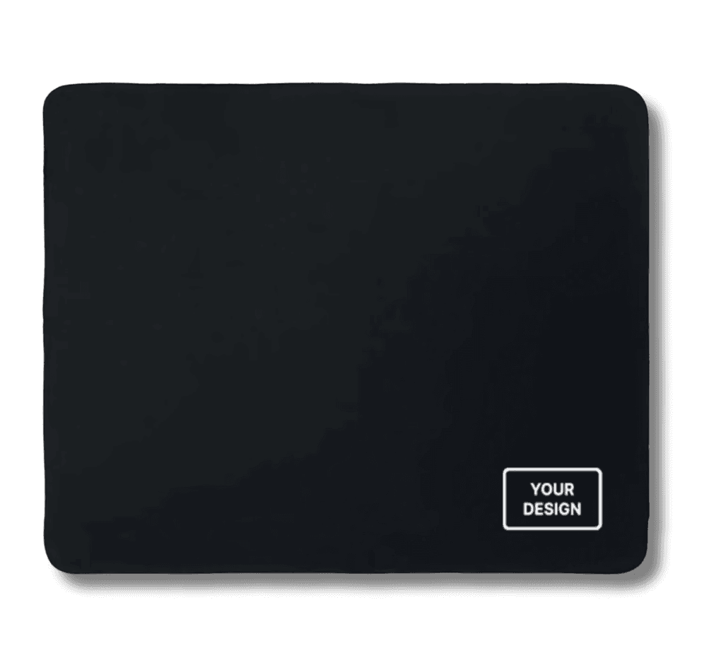 Back customizeable basic blanket fleece