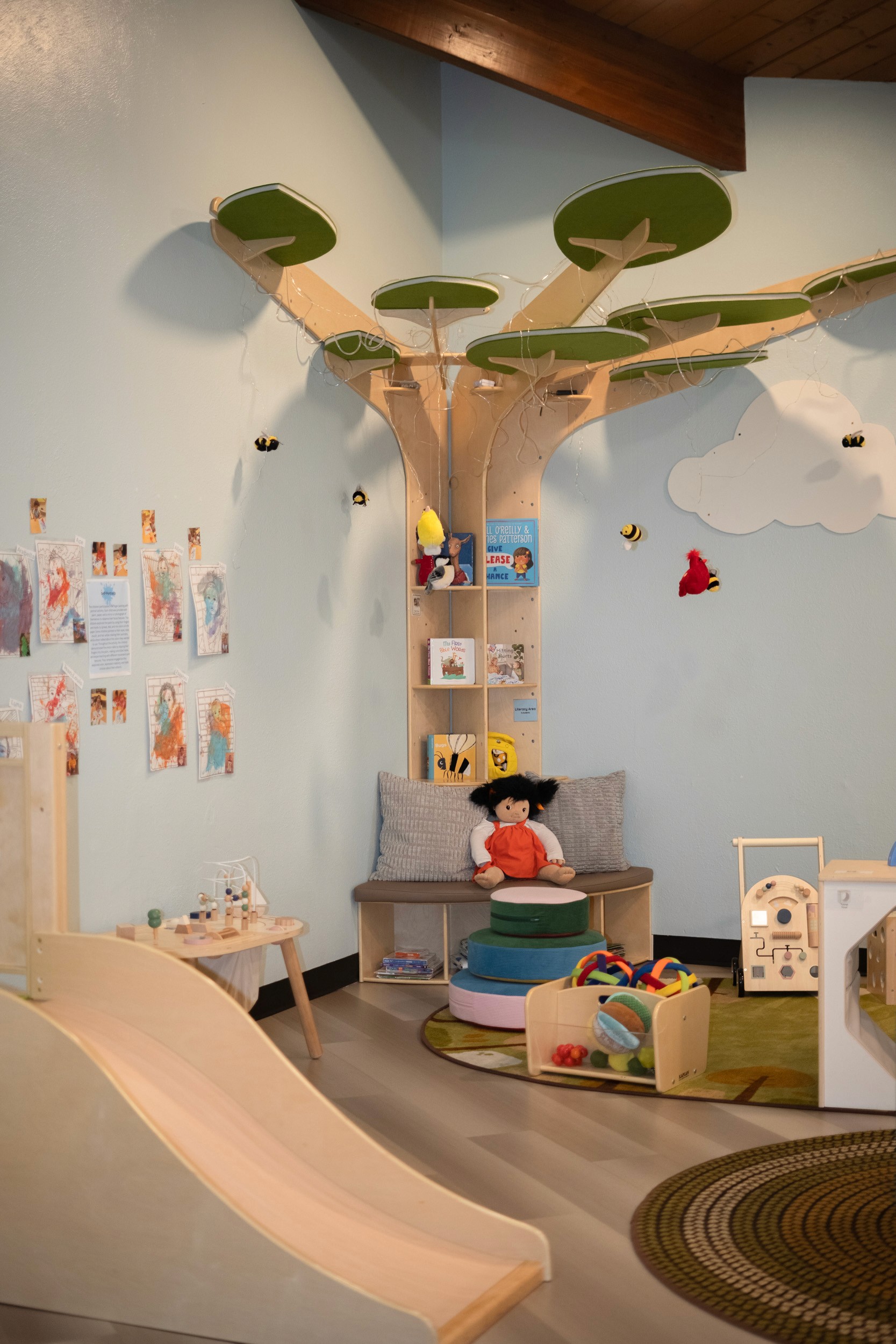 Detail from an intentional early childhood environment