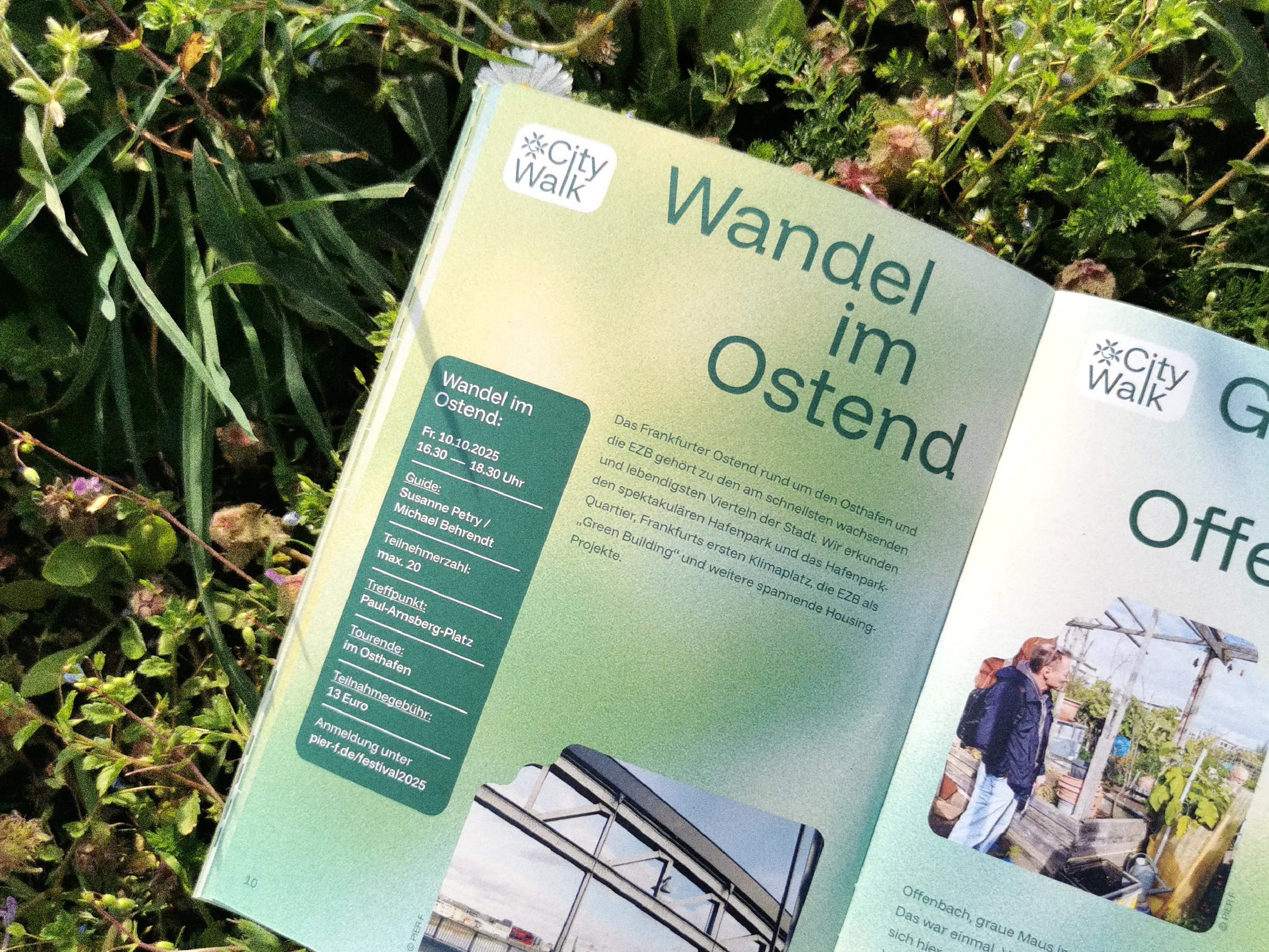 Typografie und Layout Detail Editorial Design nachhaltige Stadtplanung Magazin
