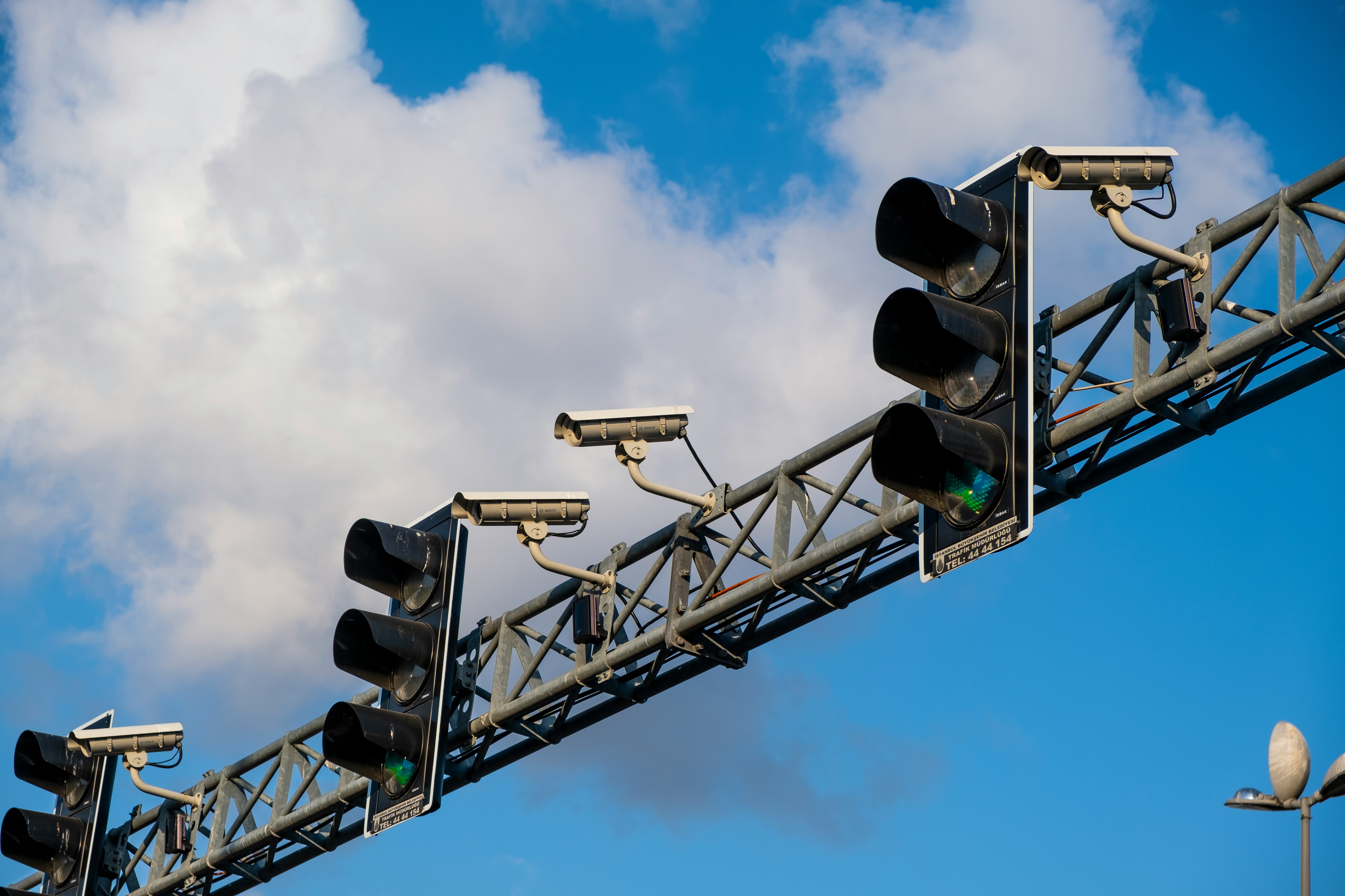 Traffic lights and urban cameras