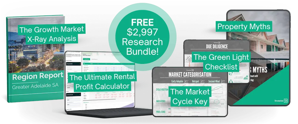 Free $2,997 research bundle with property guides