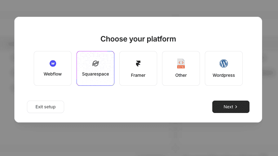 Setup CAPI on Squarespace