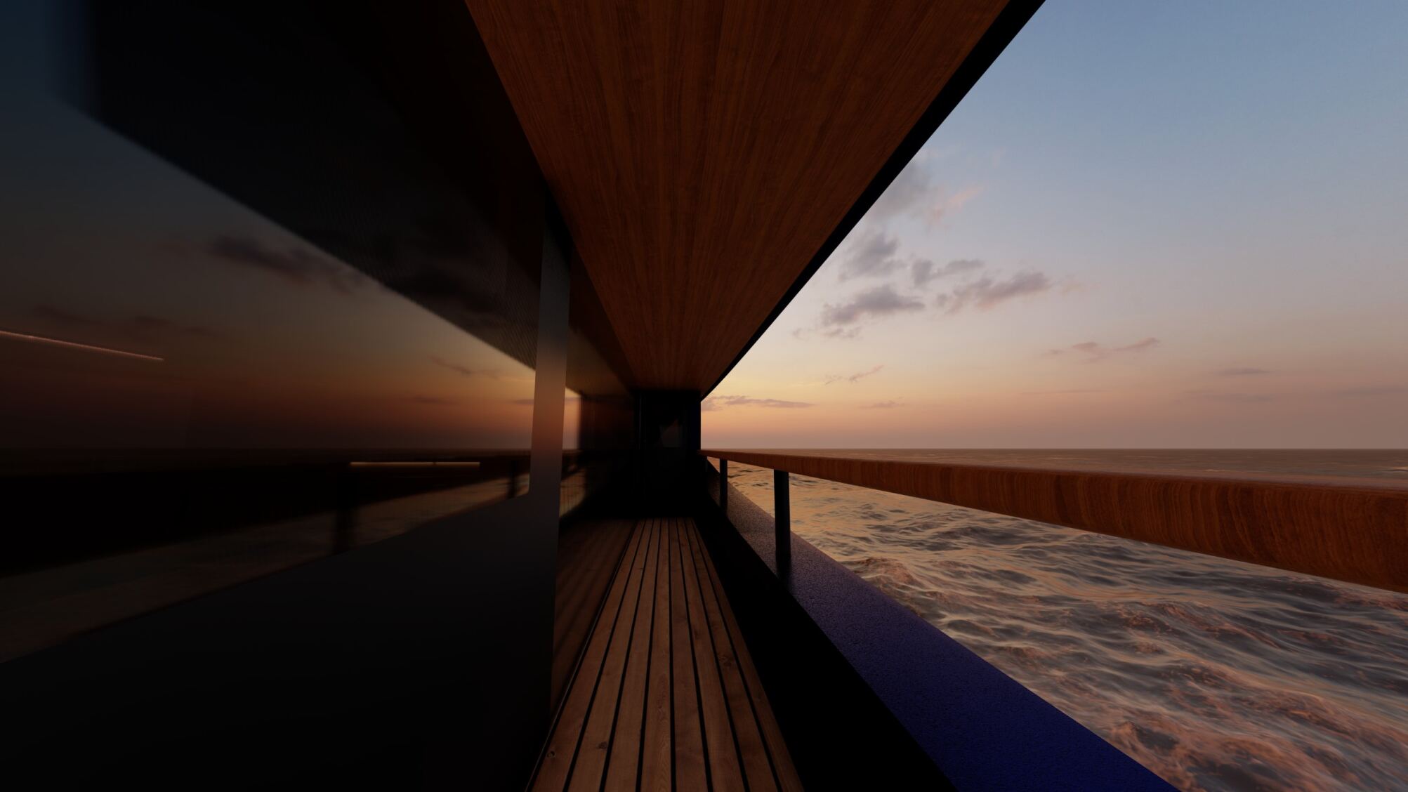 Concept illustration of a high-speed sailing yacht designed by Ronan Ohier, emphasizing lightweight construction and optimized aerodynamics.