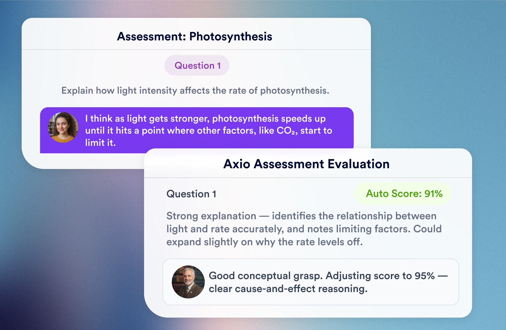 Axio’s Course Builder interface showing drag-and-drop tools and a sample cybersecurity course with modules, assignments, and interactive learning experiences.