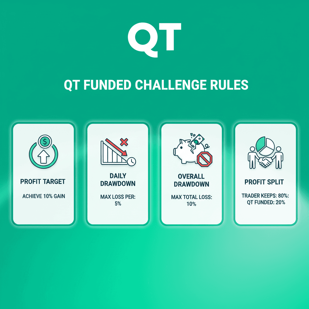 QT Funded Challenge Rules Infographic