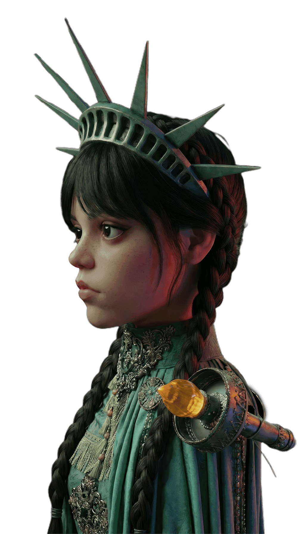 Open FameTwin window with celebrity twin licensing concept UI.