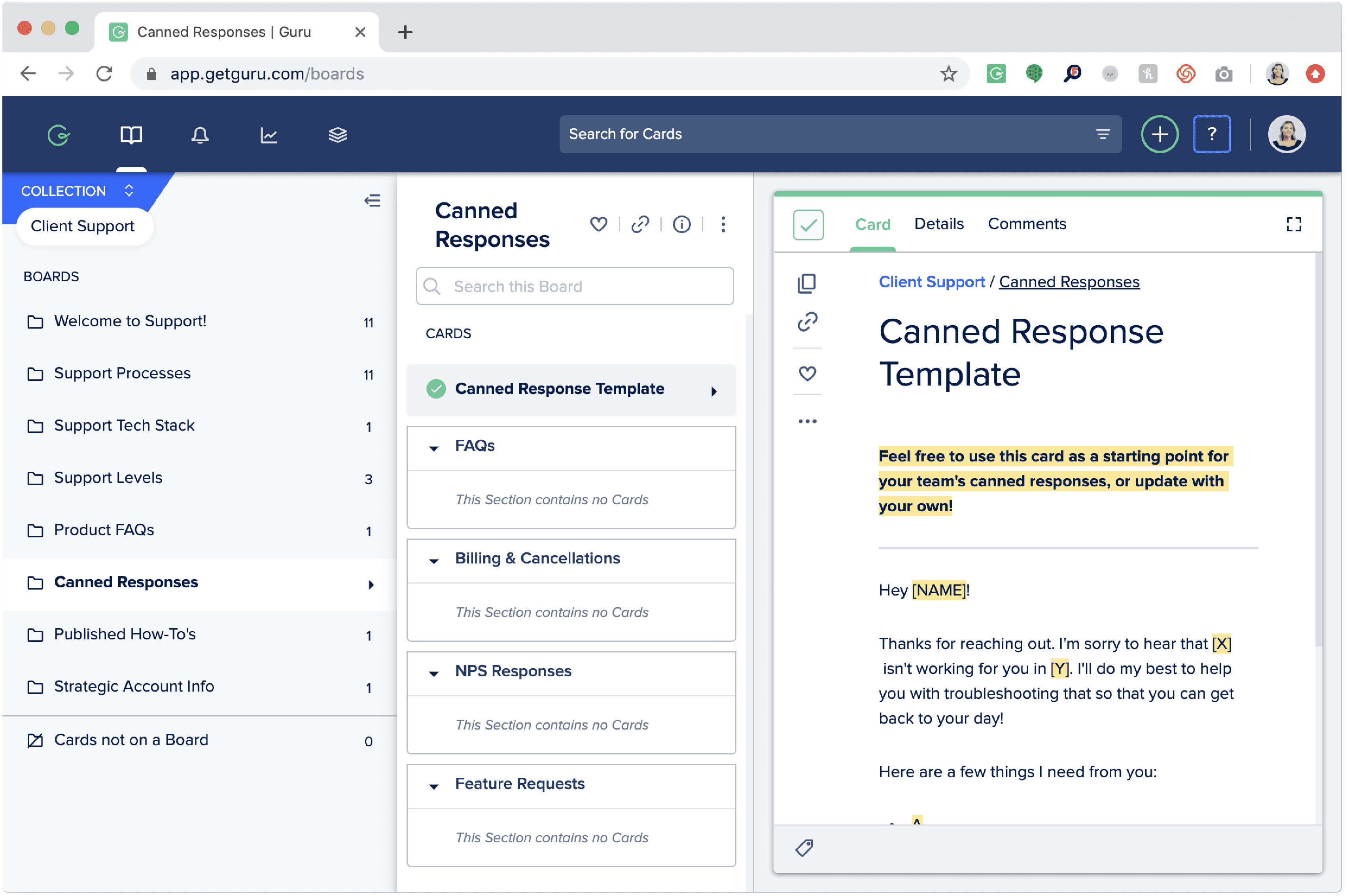 Guru:  Best for Knowledge Management