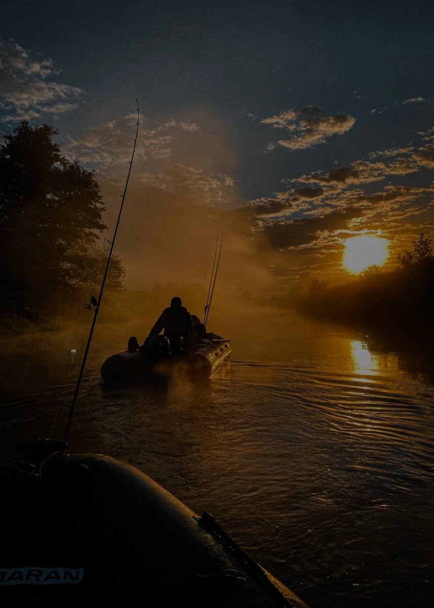 Drone shot of a running track at night