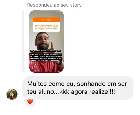 depimento de aluno da pro elite