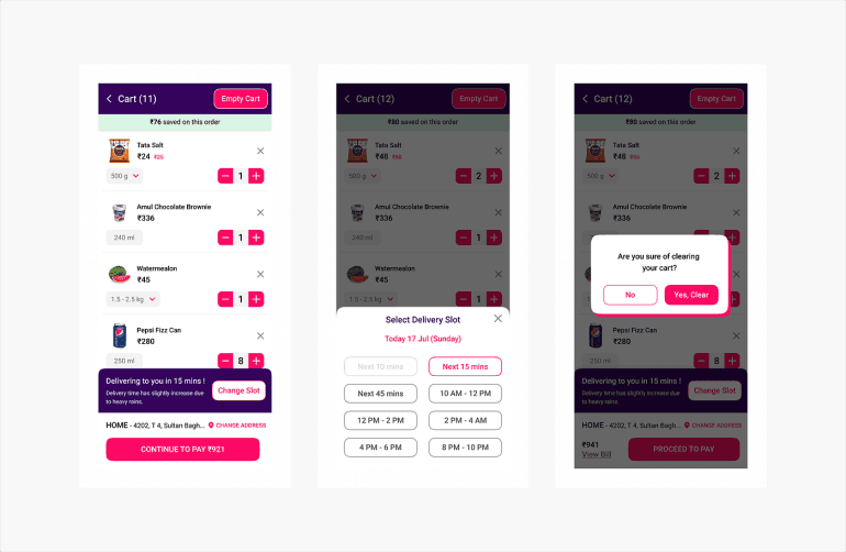 UX Case Study: Enhancing the user experience of the Zepto app. | by Dhiraj Singh | Bootcamp