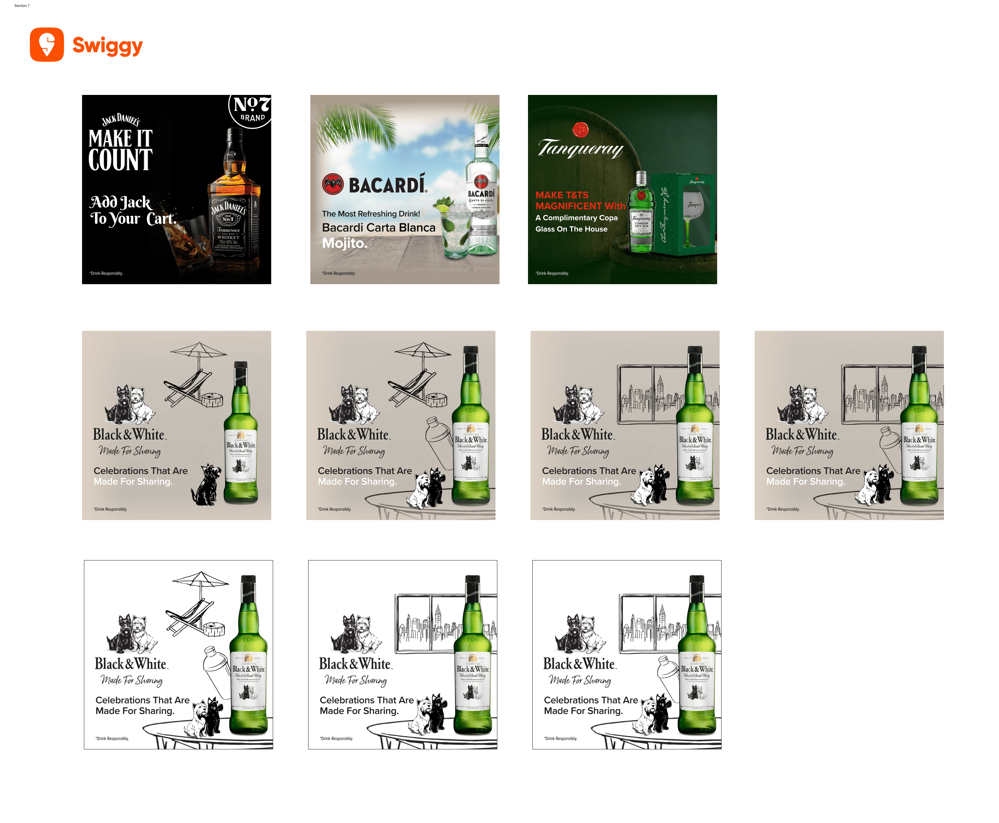 Wine masthead campaign design