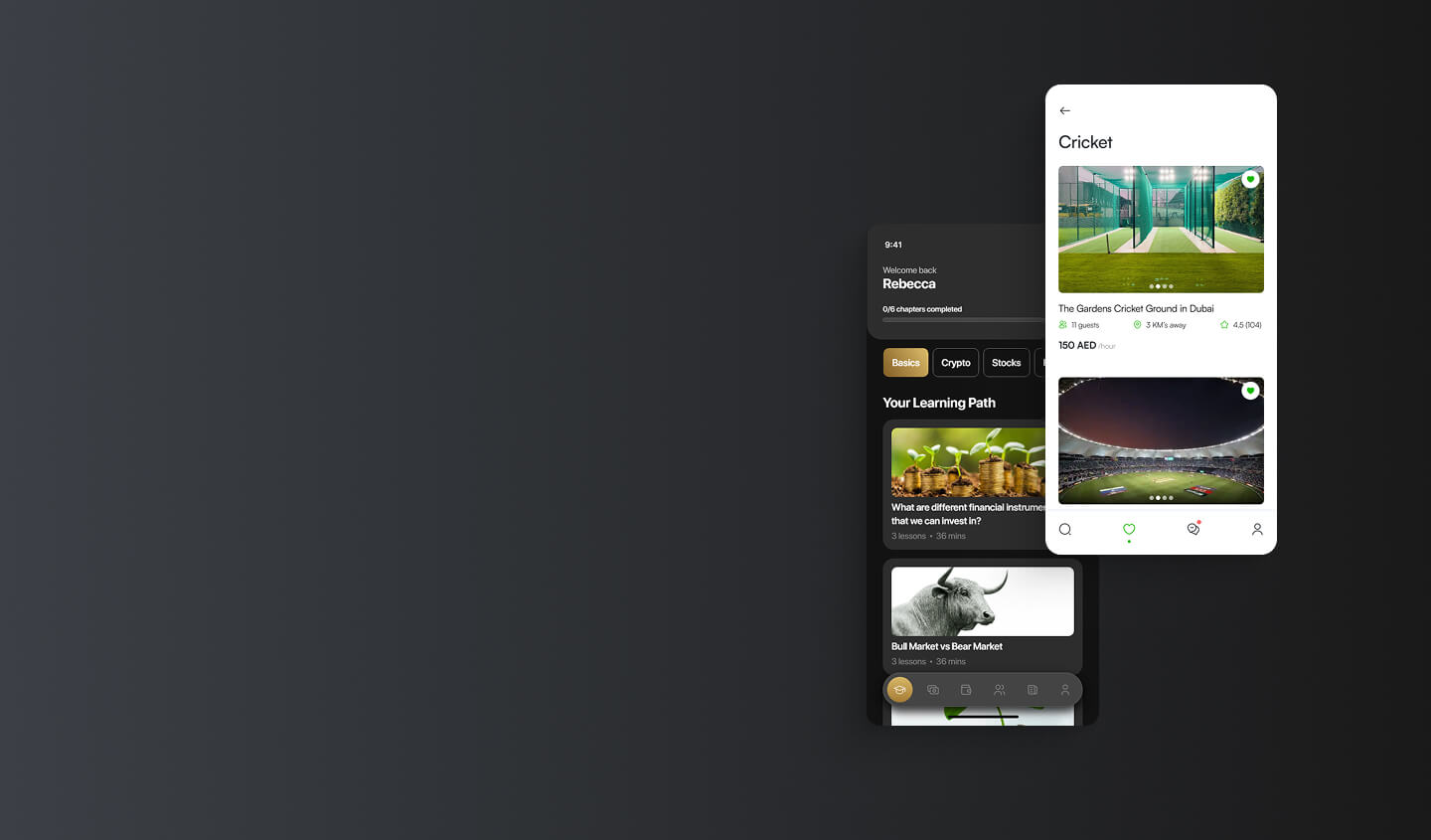 Mobile App Banner Blue Cap Pro