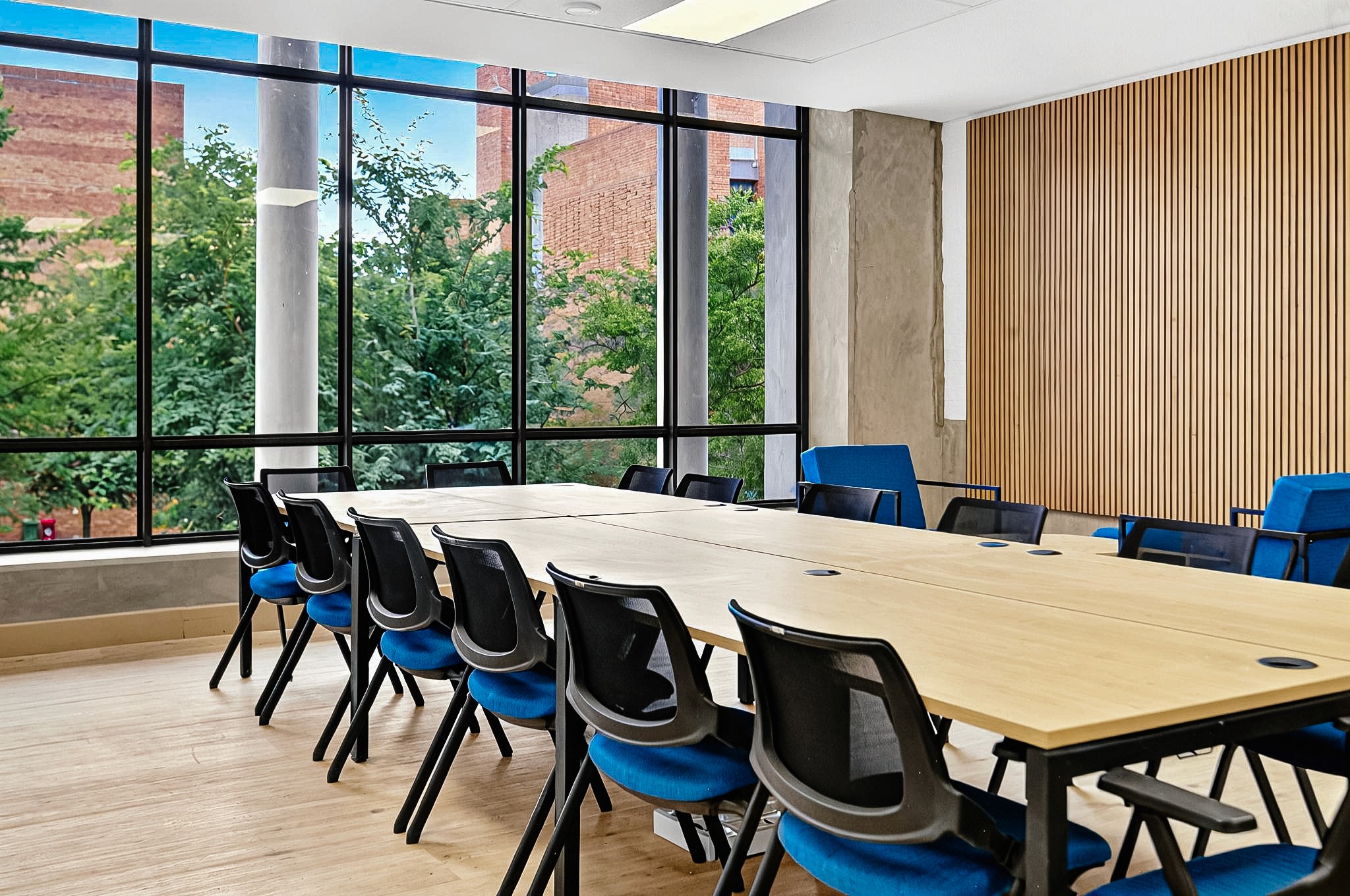 Close-up of a modern device featuring silver, blue, and yellow accents.