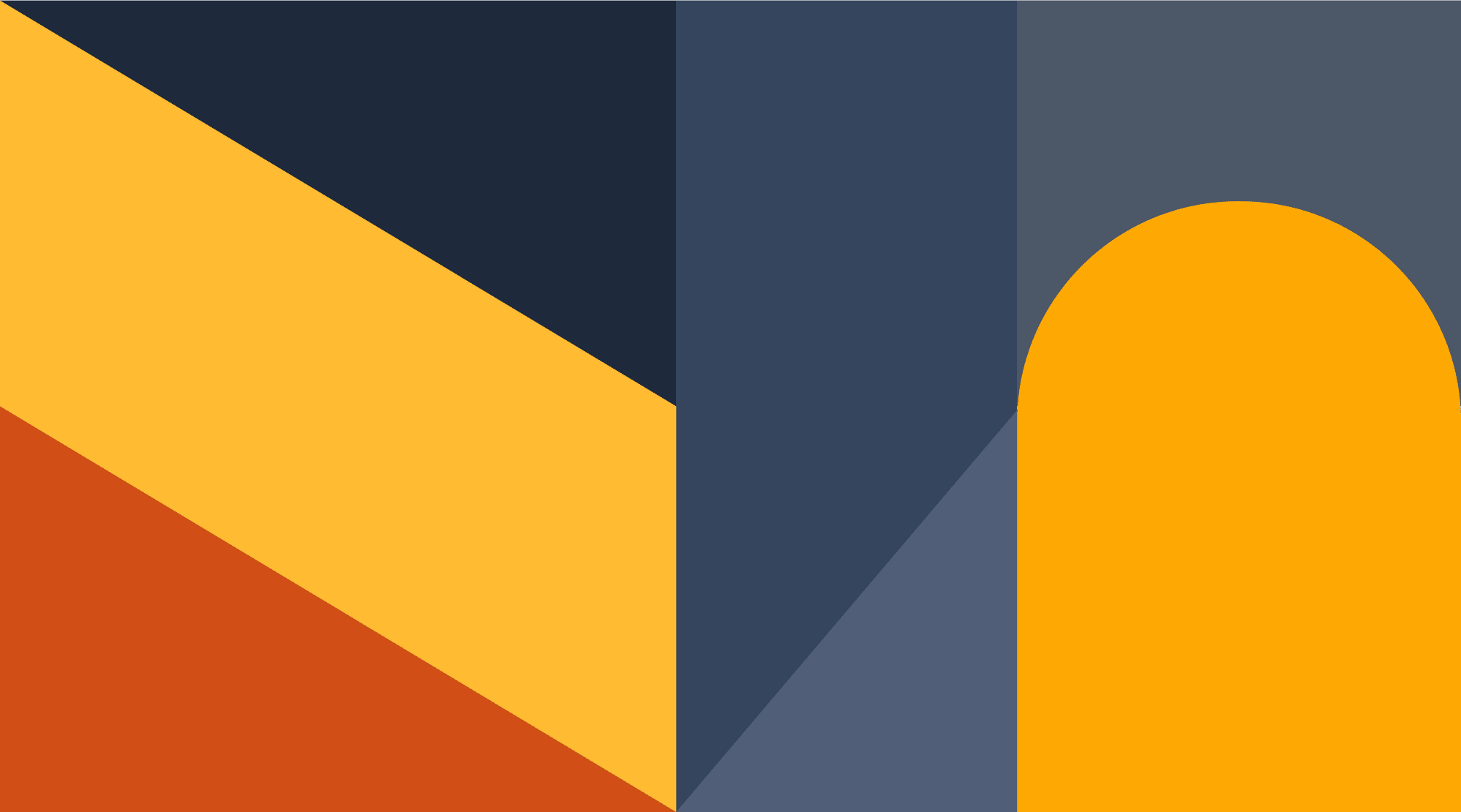 Combining triangles, rectangles and circles to create compositions at BrandBook