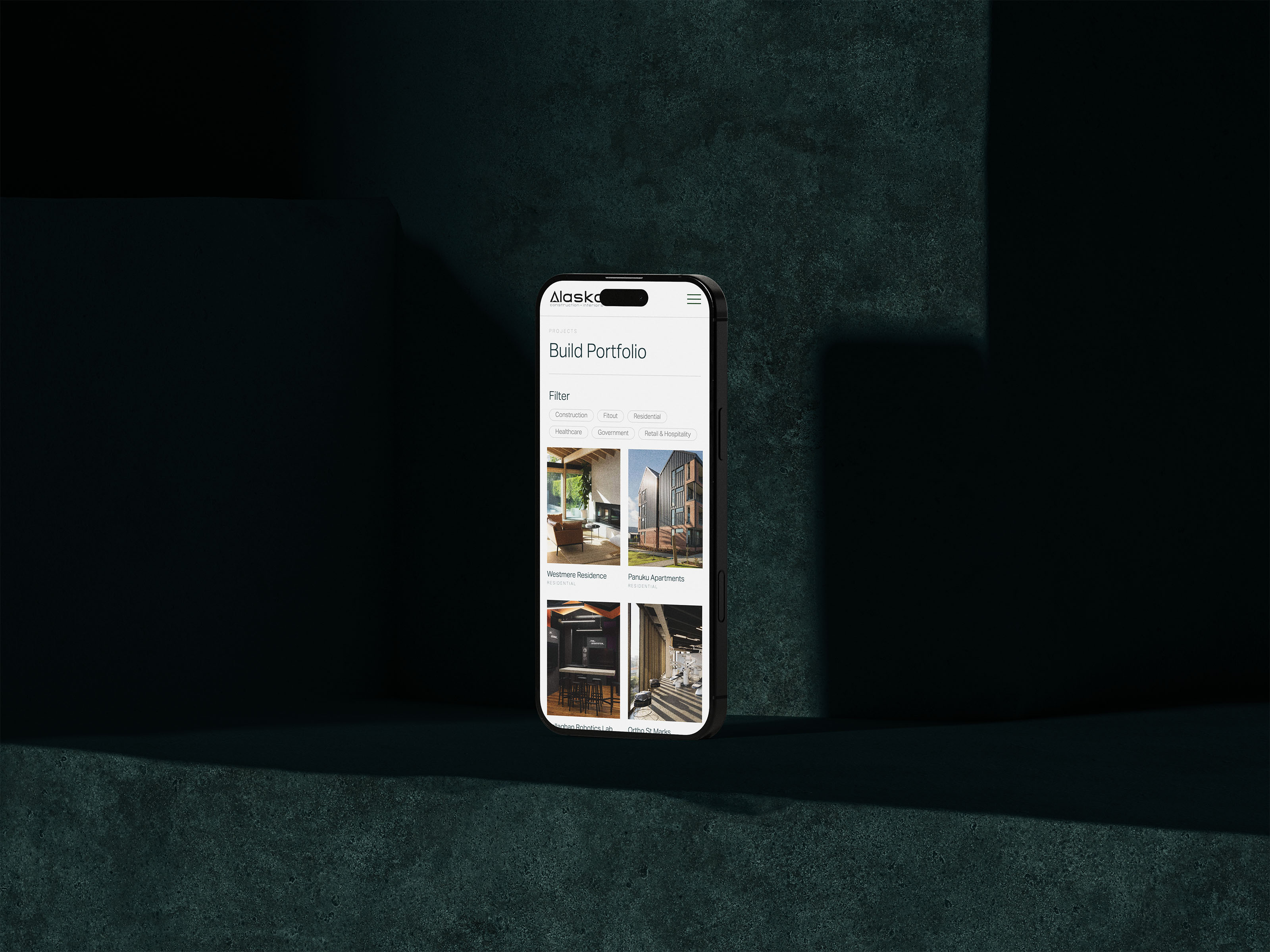 Alaska website on a phone