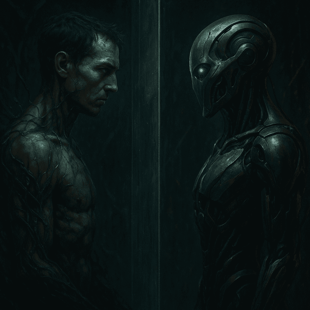 Turing Testi’ni temsil eden insan, bilgisayar ve sorgulayıcı şeması