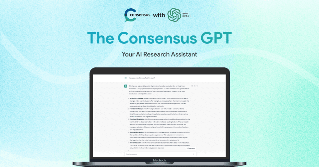 ResearchGPT is now Consensus GPT. Academic search engine powered by AI grounded in science. Literature review. PhD writing.