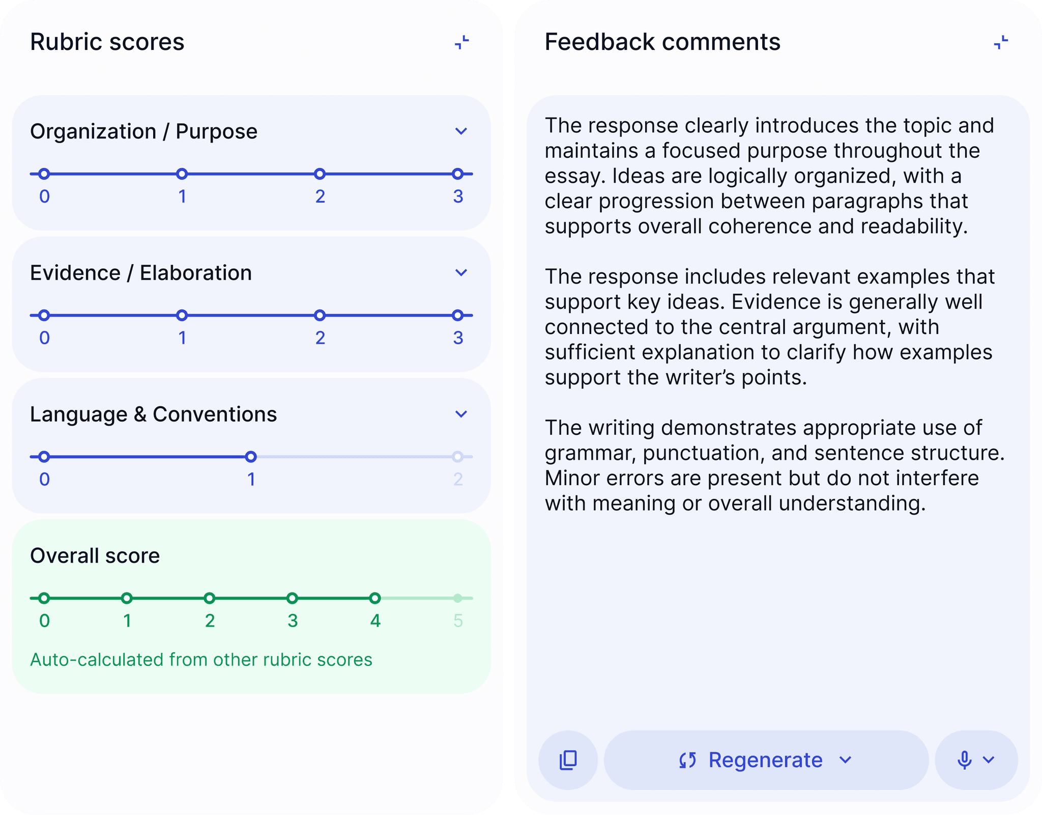 The image displays a text document with two columns: one for headings and another for detailed content.