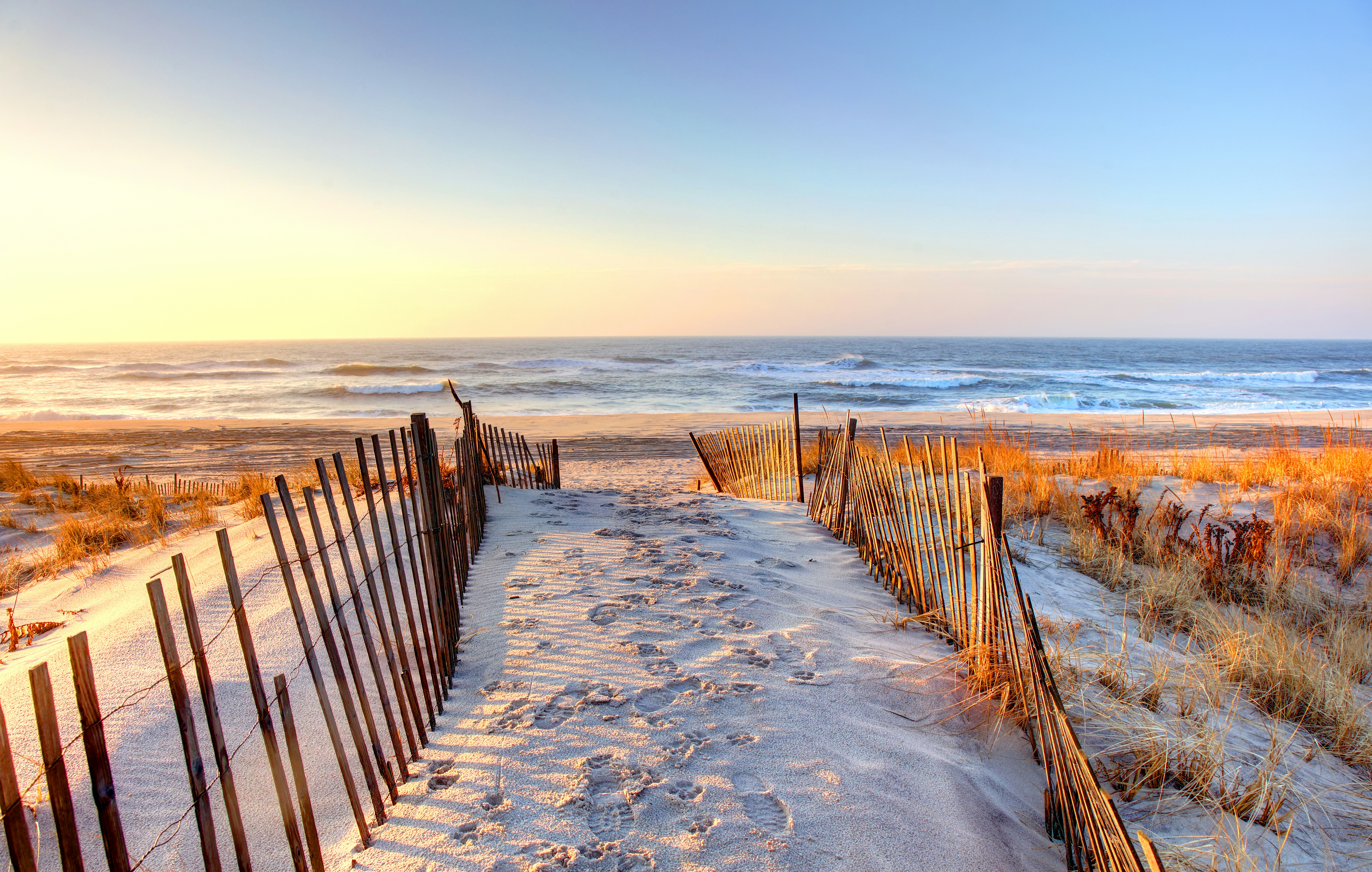 Footprints on the Beach