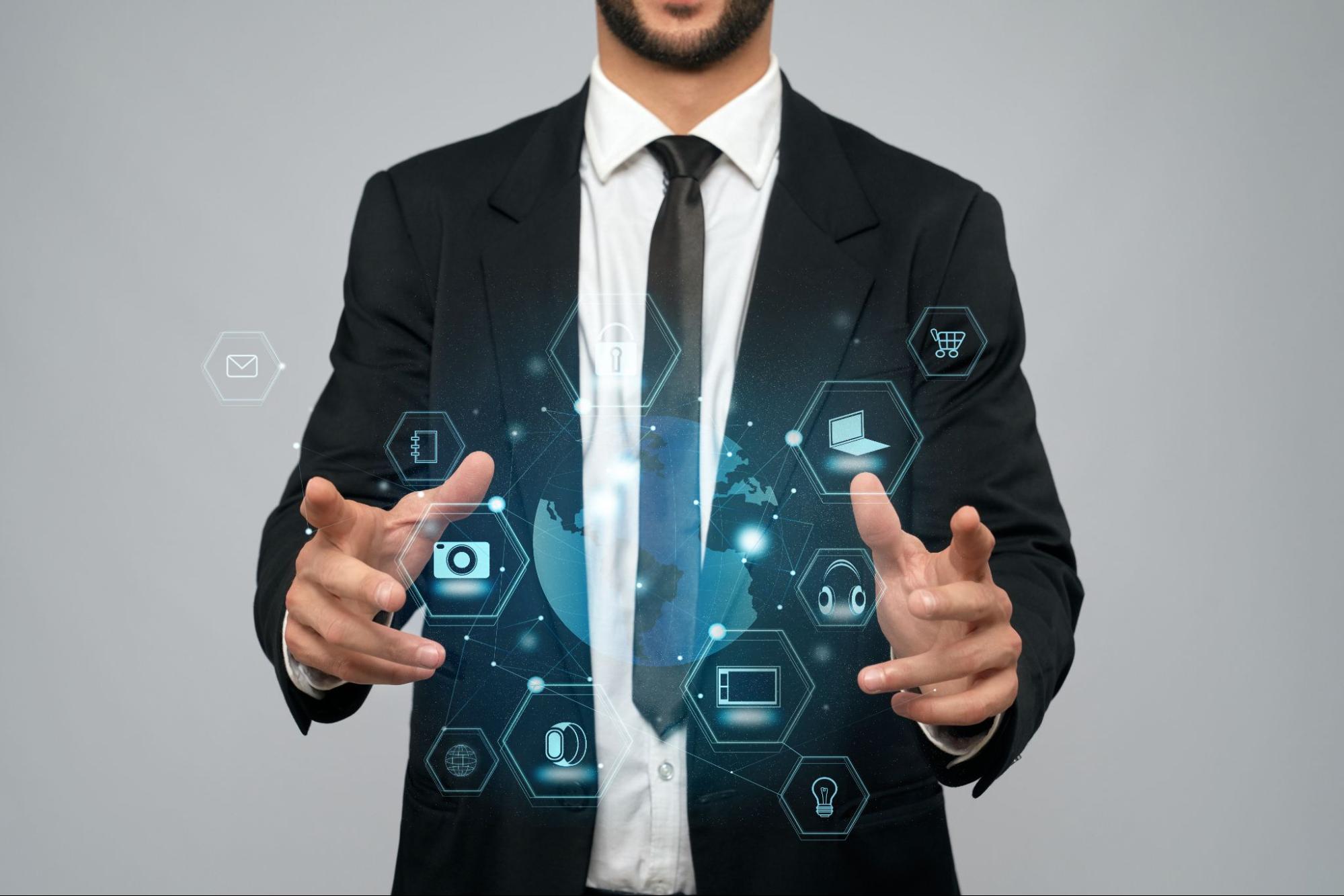 Image is from the blog titled Top IT Solutions Providers in Dubai for Enterprise Digital Transformation