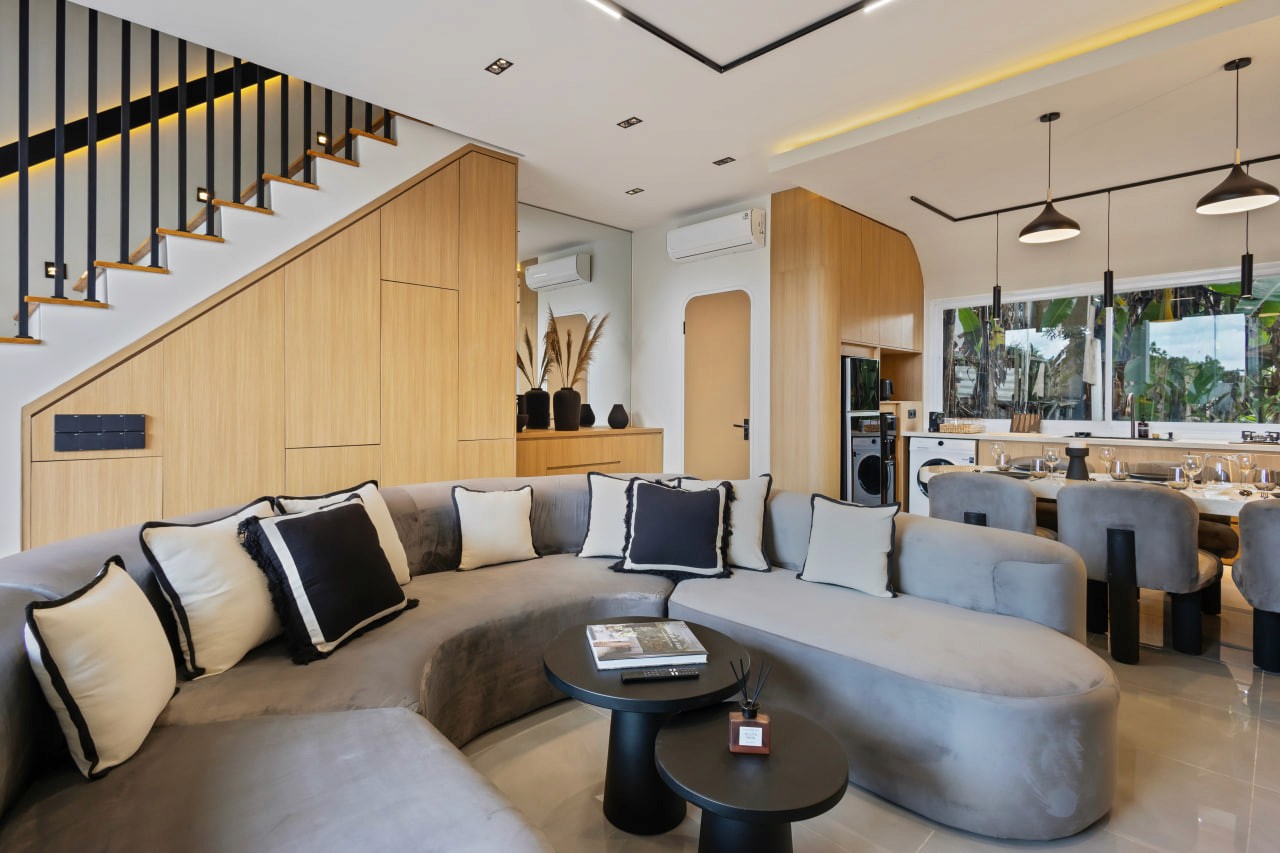 2-bedroom townhouses with rooftop and rice field views in Umalas