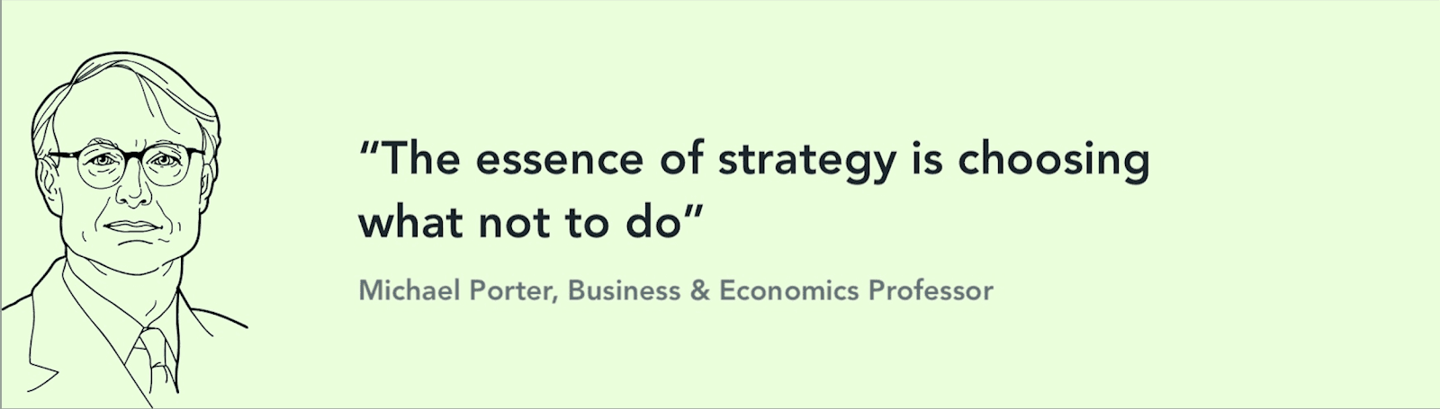 Michael Porter Quote Essence of Strategy