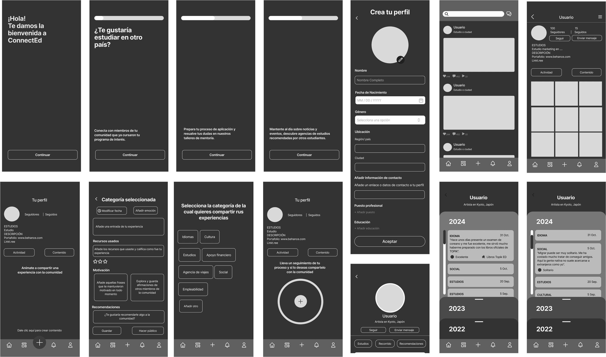 Wireframes