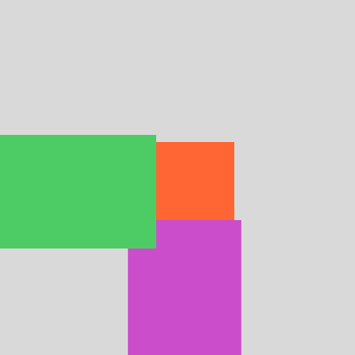 A visualization of selection hover areas for Miro