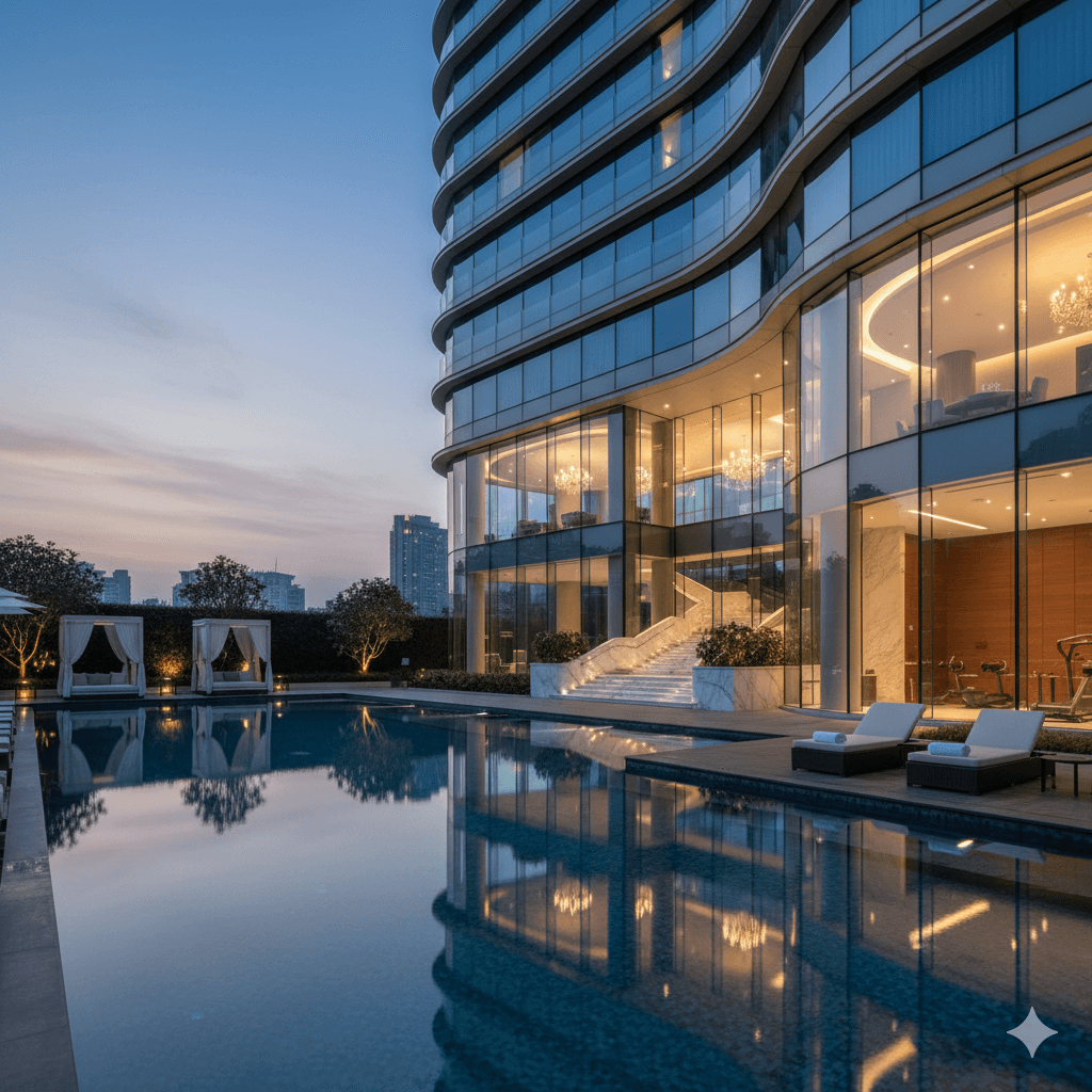 Exclusive 32,000 sq ft clubhouse for residents of M3M Trump Towers