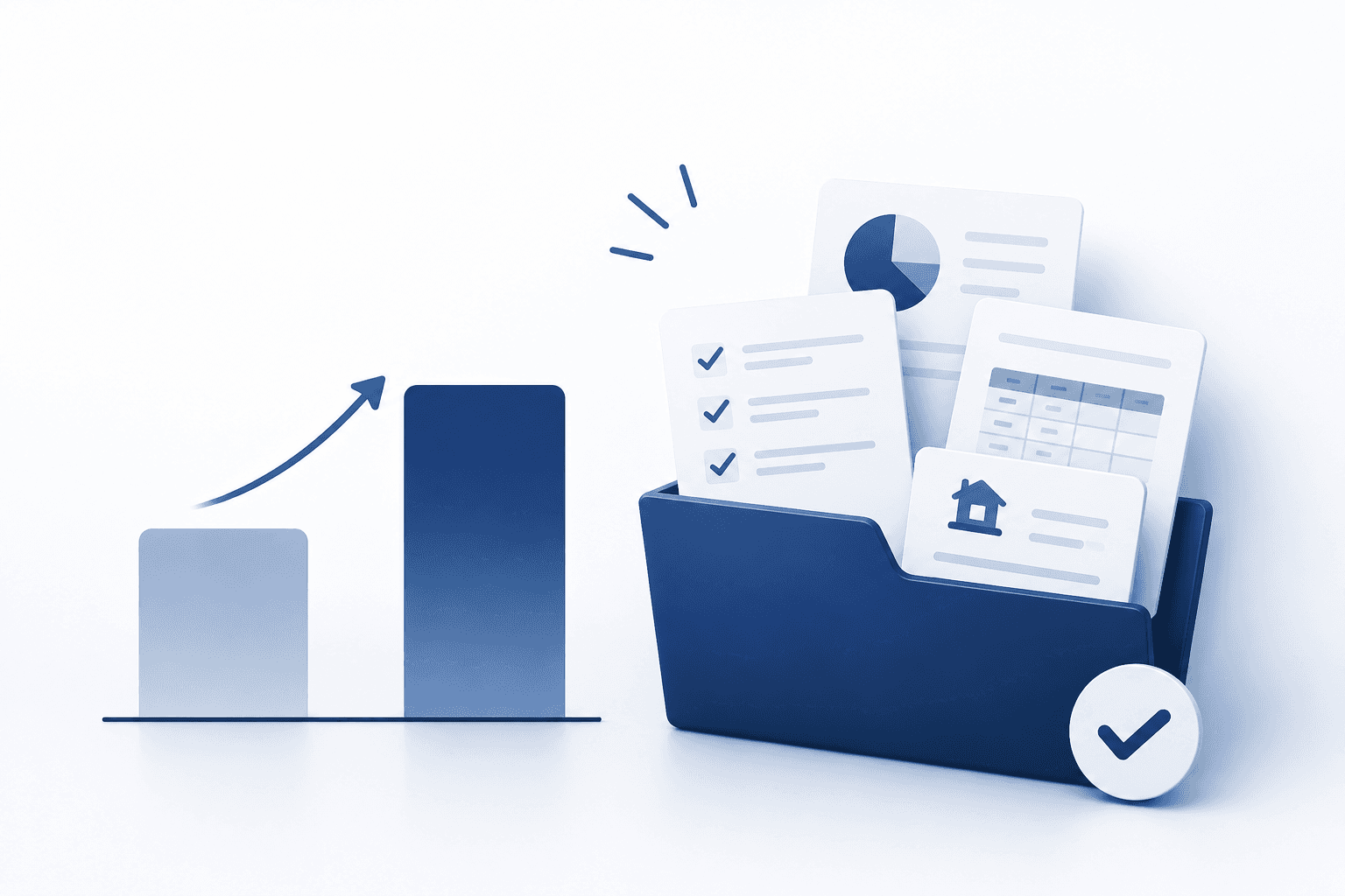 Unified dashboard displaying all key metrics, including monthly revenue chart.